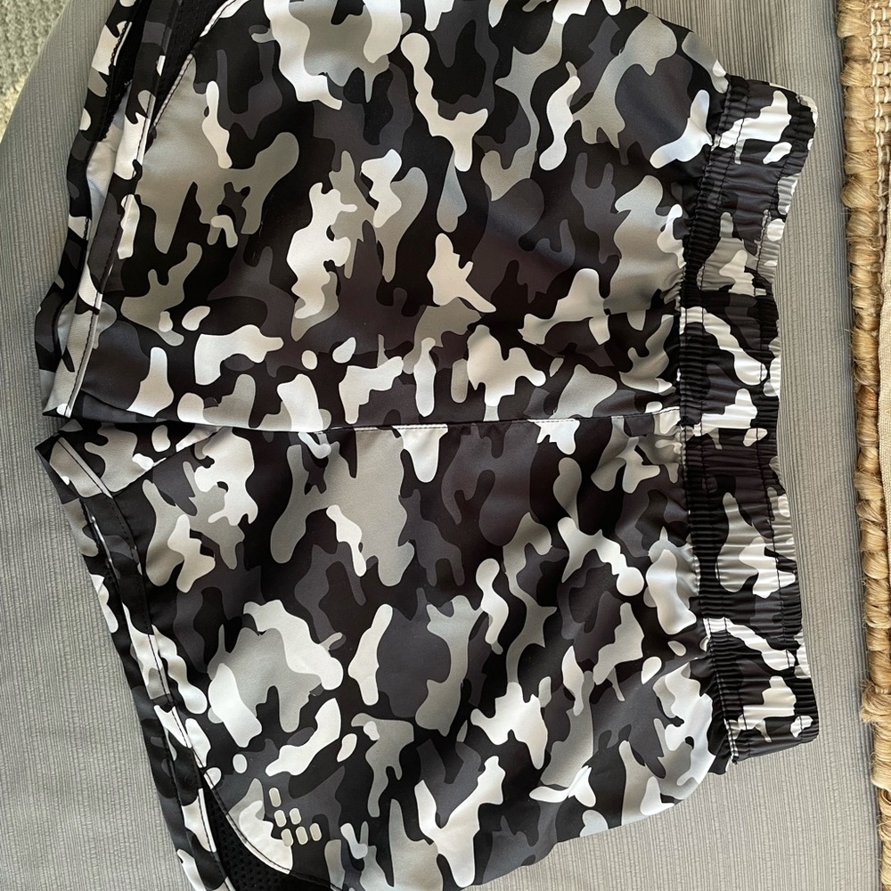 Girls black, white, & grey camp shorts!